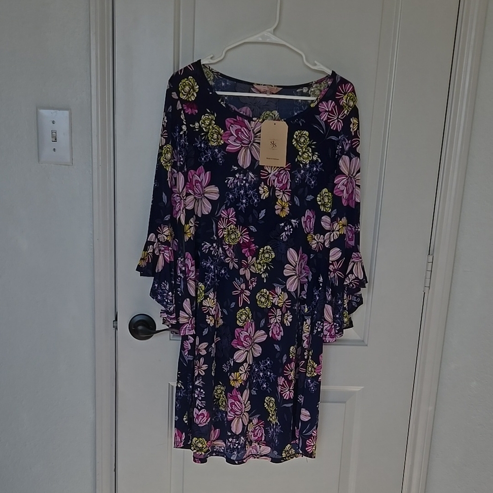 Floral Kids Dress - Multicolor